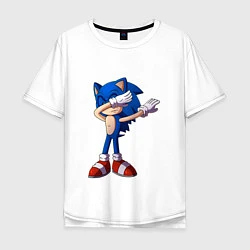 Мужская футболка оверсайз Sonic dab