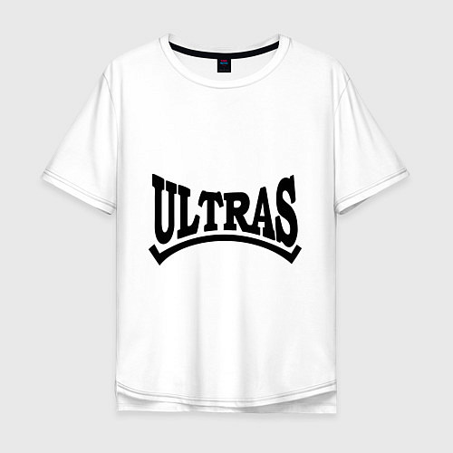 Мужская футболка оверсайз Ultras / Белый – фото 1