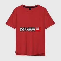 Мужская футболка оверсайз Mass Effect 3