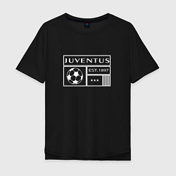 Мужская футболка оверсайз Juventus - EST 1897 2022
