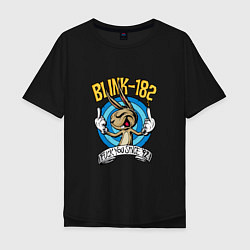 Футболка оверсайз мужская Blink-182: Fuck you, цвет: черный