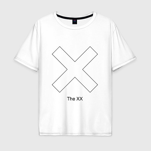 Мужская футболка оверсайз The XX: Minimalism / Белый – фото 1