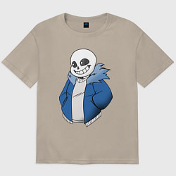 Мужская футболка оверсайз Sans