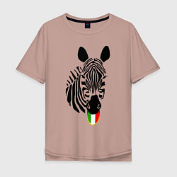 Мужская футболка оверсайз Juventus Zebra