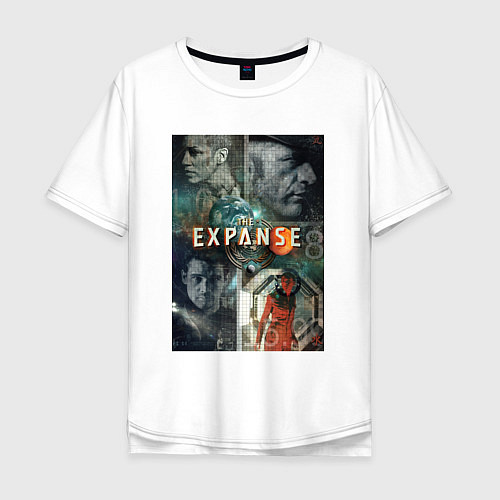 Мужская футболка оверсайз The Expanse / Белый – фото 1