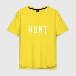Мужская футболка оверсайз Hunt: Showdown White Logo