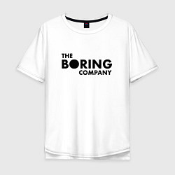 Мужская футболка оверсайз The boring company