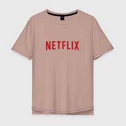 Мужская футболка оверсайз Netflix