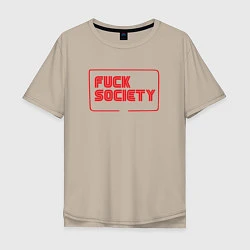 Мужская футболка оверсайз F Society