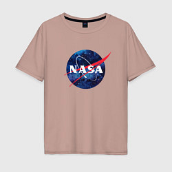 Мужская футболка оверсайз NASA: Cosmic Logo