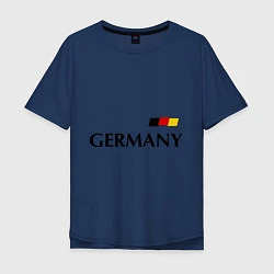 Мужская футболка оверсайз Сборная Германии: 10 номер