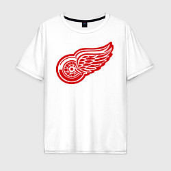 Футболка оверсайз мужская Detroit Red Wings: Pavel Datsyuk, цвет: белый