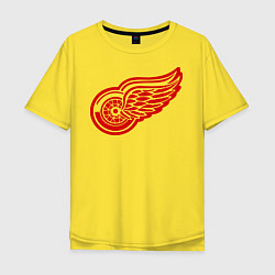 Футболка оверсайз мужская Detroit Red Wings: Pavel Datsyuk, цвет: желтый