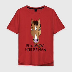 Мужская футболка оверсайз BoJack Horseman