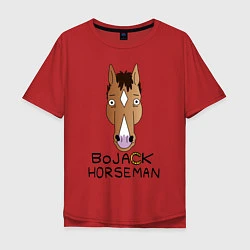 Мужская футболка оверсайз BoJack Horseman