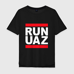 Мужская футболка оверсайз Run UAZ