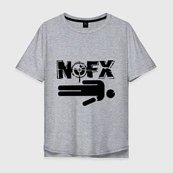 Мужская футболка оверсайз NOFX crushman