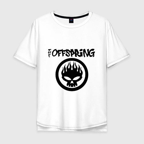 Мужская футболка оверсайз The Offspring / Белый – фото 1