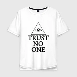 Мужская футболка оверсайз Trust no one