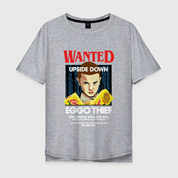Мужская футболка оверсайз Wanted: Eggo Thief / 11