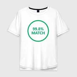 Мужская футболка оверсайз 99.8% Match
