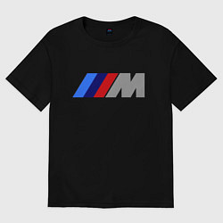 Футболка оверсайз мужская BMW M, цвет: черный