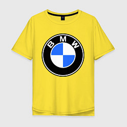 Мужская футболка оверсайз Logo BMW