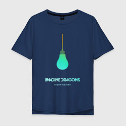 Мужская футболка оверсайз Imagine Dragons: Night Visions