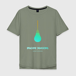 Мужская футболка оверсайз Imagine Dragons: Night Visions