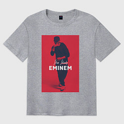Футболка оверсайз мужская Slim Shady: Eminem, цвет: меланж