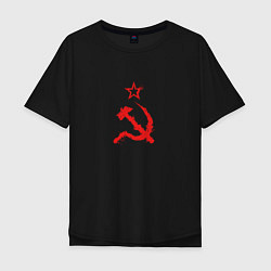 Мужская футболка оверсайз Atomic Heart: СССР