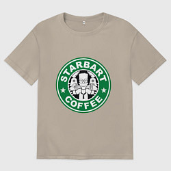 Футболка оверсайз мужская Starbart, цвет: миндальный