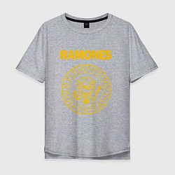 Мужская футболка оверсайз Ramones