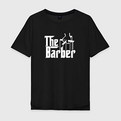Мужская футболка оверсайз The Barber Godfather