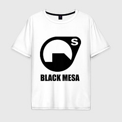 Мужская футболка оверсайз HL: Black mesa