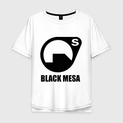 Мужская футболка оверсайз HL: Black mesa