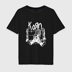 Мужская футболка оверсайз Korn