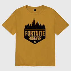 Футболка оверсайз мужская Fortnite Forever, цвет: горчичный