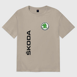Мужская футболка оверсайз Skoda Style
