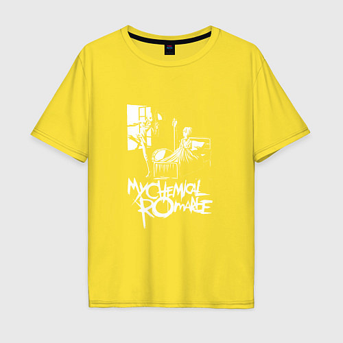 Мужская футболка оверсайз My Chemical Romance / Желтый – фото 1