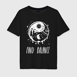 Мужская футболка оверсайз Find Balance