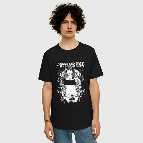 Мужская футболка оверсайз The Offspring: Days go by / Черный – фото 3
