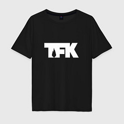 Мужская футболка оверсайз TFK: White Logo