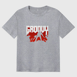 Мужская футболка оверсайз Evil Dead: Groovy