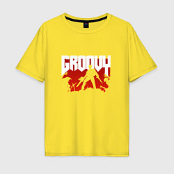 Мужская футболка оверсайз Evil Dead: Groovy