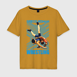 Мужская футболка оверсайз Greco-roman wrestling