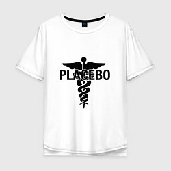 Футболка оверсайз мужская Placebo, цвет: белый