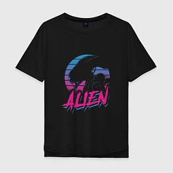 Мужская футболка оверсайз Alien: Retro Style