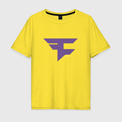 Футболка оверсайз мужская Faze Clan Ultraviolet, цвет: желтый