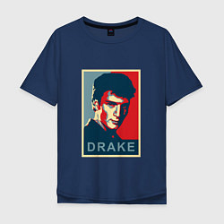 Мужская футболка оверсайз Drake
